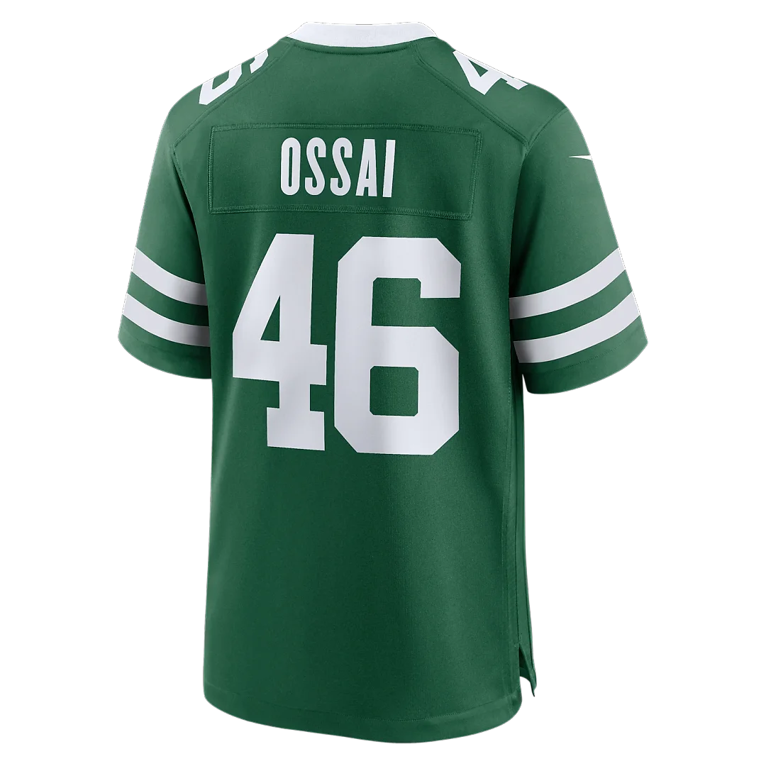 Zennovawear Joseph Ossai New York Jets Team Game Jersey - Legacy Green