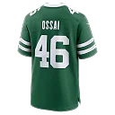 Zennovawear Joseph Ossai New York Jets Team Game Jersey - Legacy Green