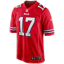 Zennovawear Josh Allen Buffalo Bills Alternate Game Player Jersey - Red