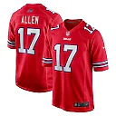 Zennovawear Josh Allen Buffalo Bills Alternate Game Jersey - Red