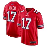 Zennovawear Josh Allen Buffalo Bills Alternate Game Jersey - Red