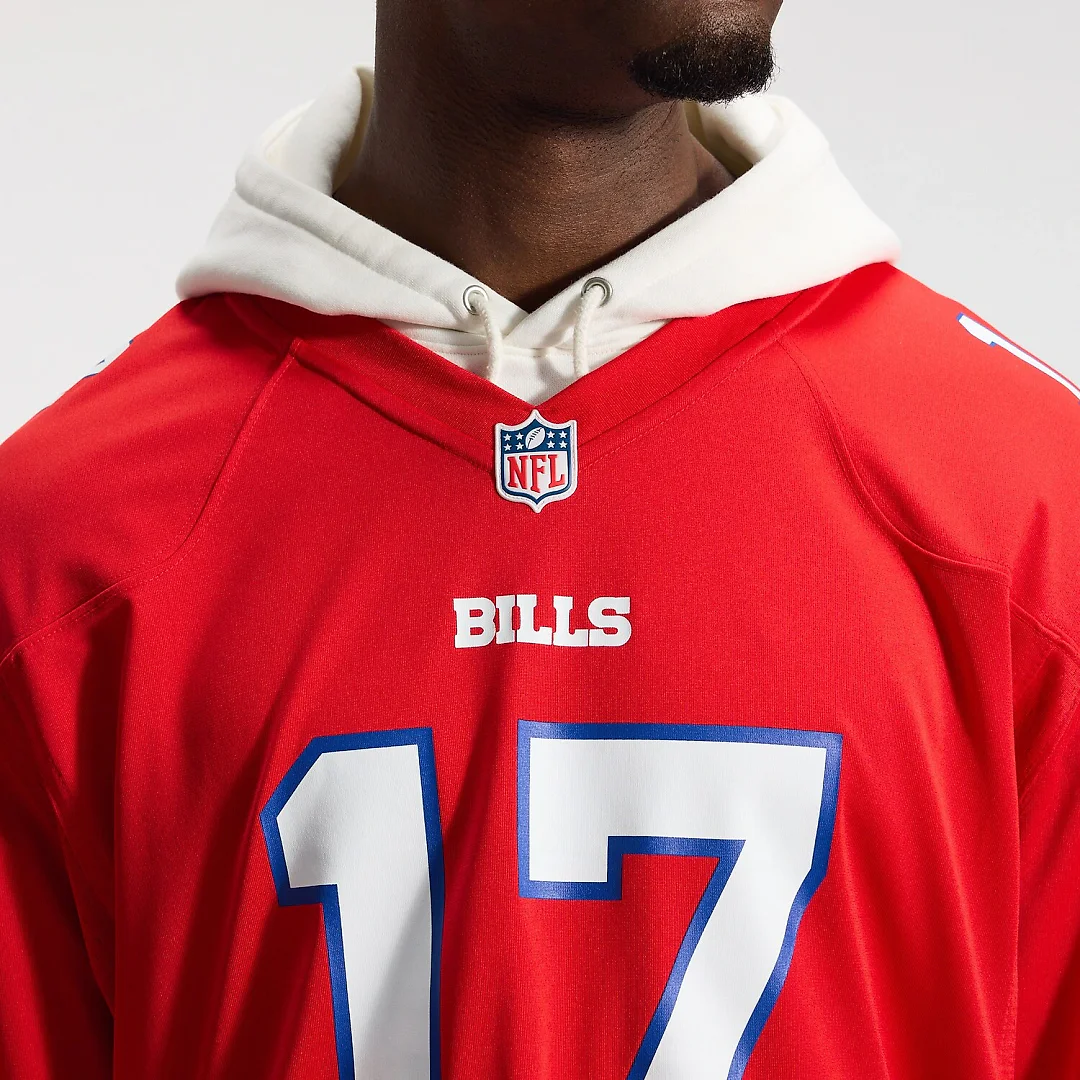 Zennovawear Josh Allen Buffalo Bills Alternate Game Player Jersey - Red