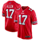 Zennovawear Josh Allen Buffalo Bills Alternate Game Jersey - Red