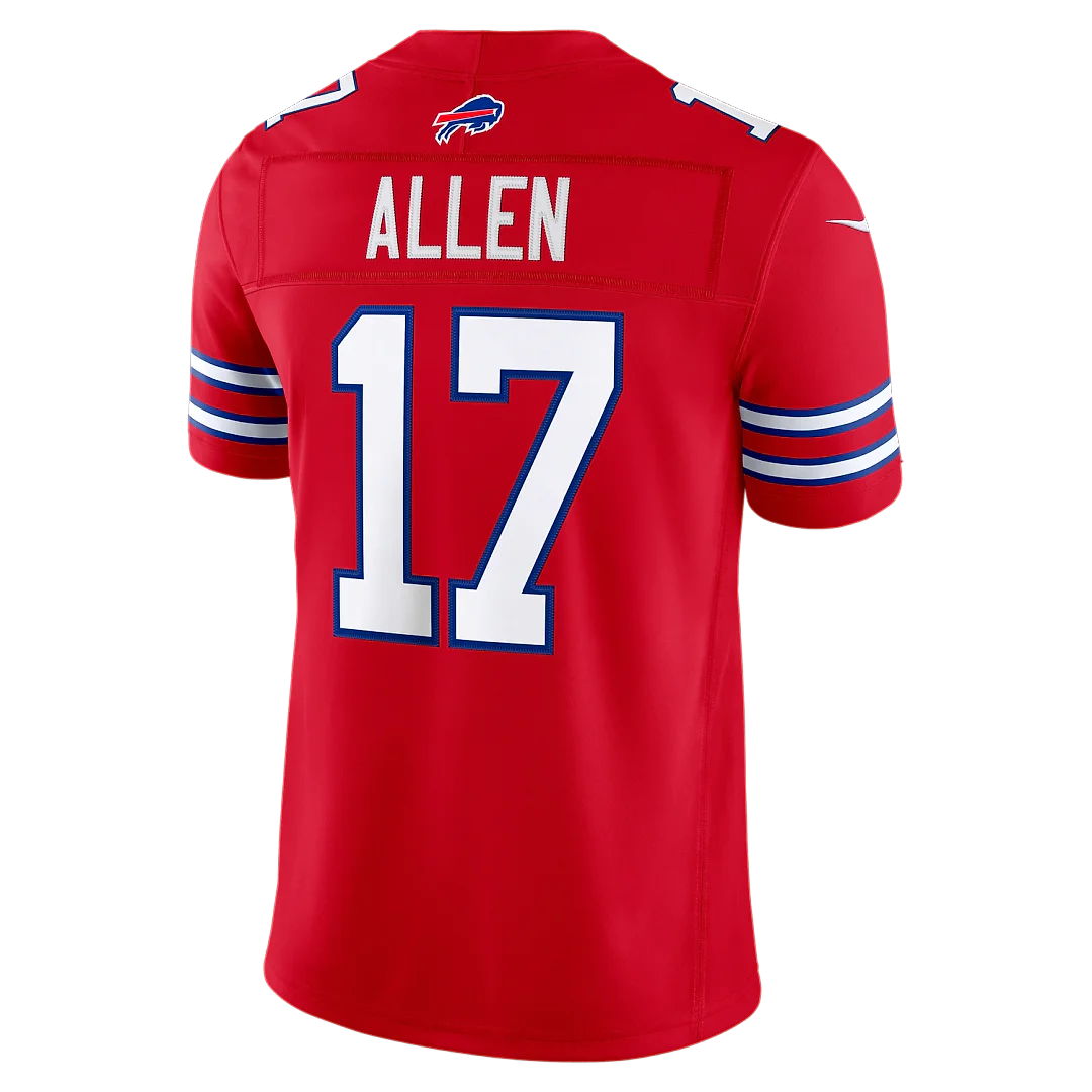 Zennovawear Josh Allen Buffalo Bills Alternate Vapor FUSE. Stitched Limited Jersey - Red