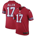 Zennovawear Josh Allen Buffalo Bills Legend Player Performance Top - Red