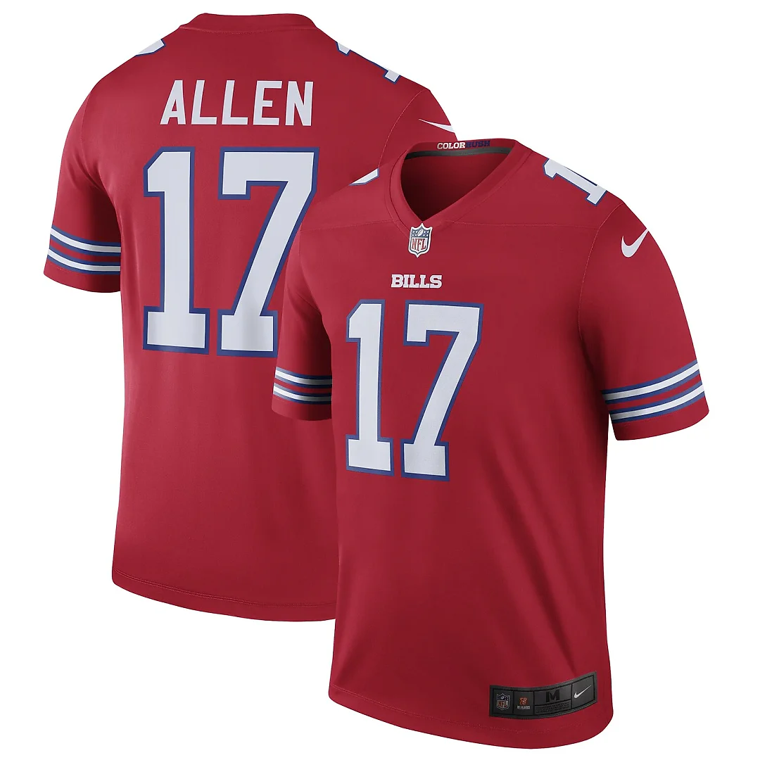 Zennovawear Josh Allen Buffalo Bills Legend Player Performance Top - Red