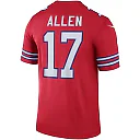 Zennovawear Josh Allen Buffalo Bills Legend Player Performance Top - Red