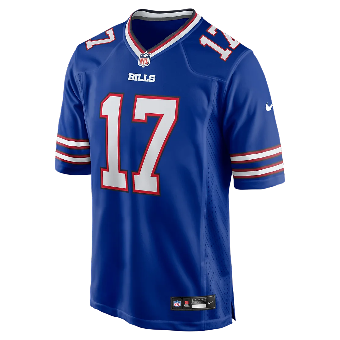 Zennovawear Josh Allen Buffalo Bills Team Game Player Jersey - Royal