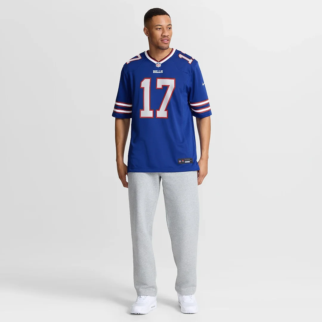 Zennovawear Josh Allen Buffalo Bills Team Game Player Jersey - Royal