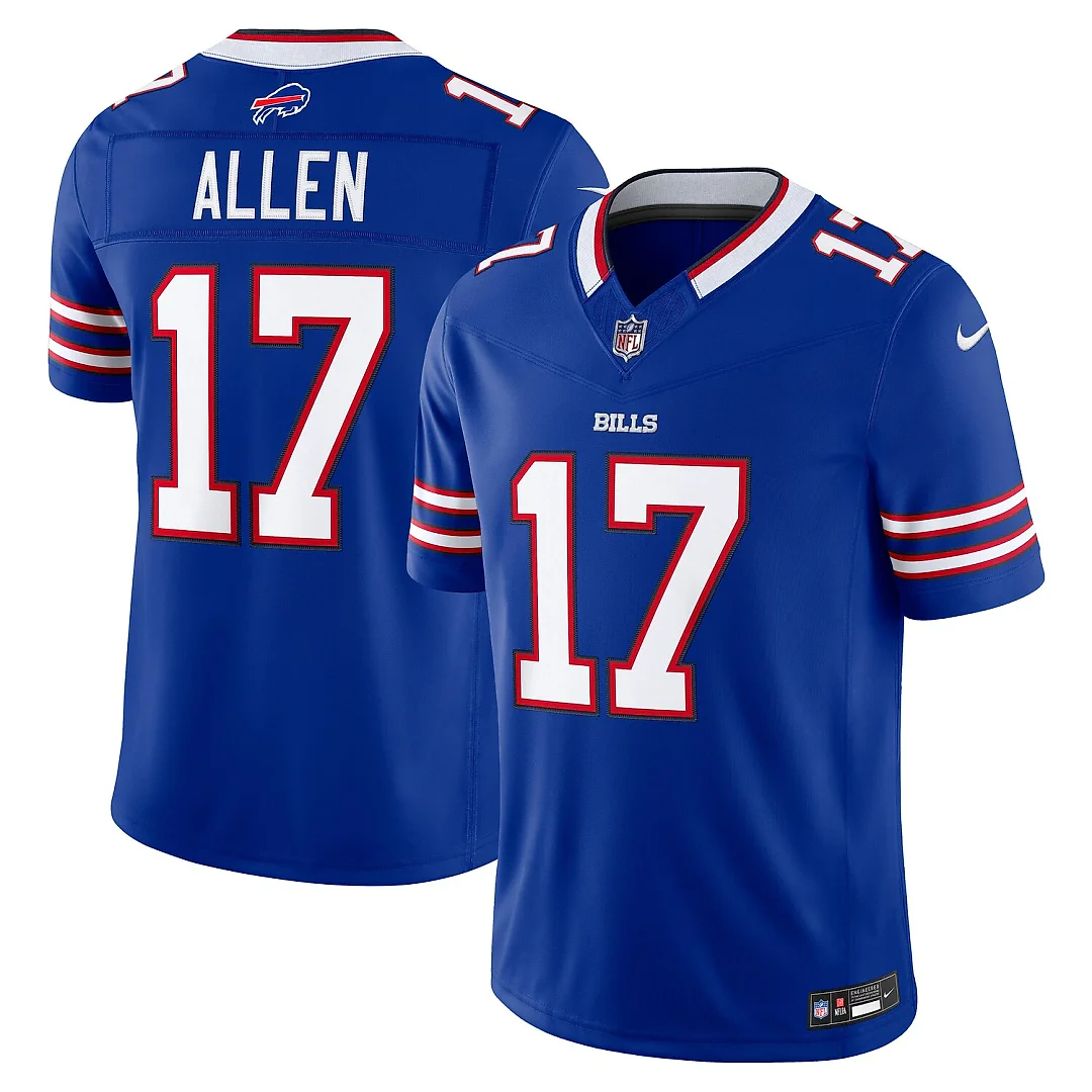 Zennovawear Josh Allen Buffalo Bills Team Vapor FUSE. Stitched Limited Jersey - Royal