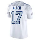 Zennovawear Josh Allen Buffalo Bills 2025 Rivalries Collection Stitched Limited Jersey - White