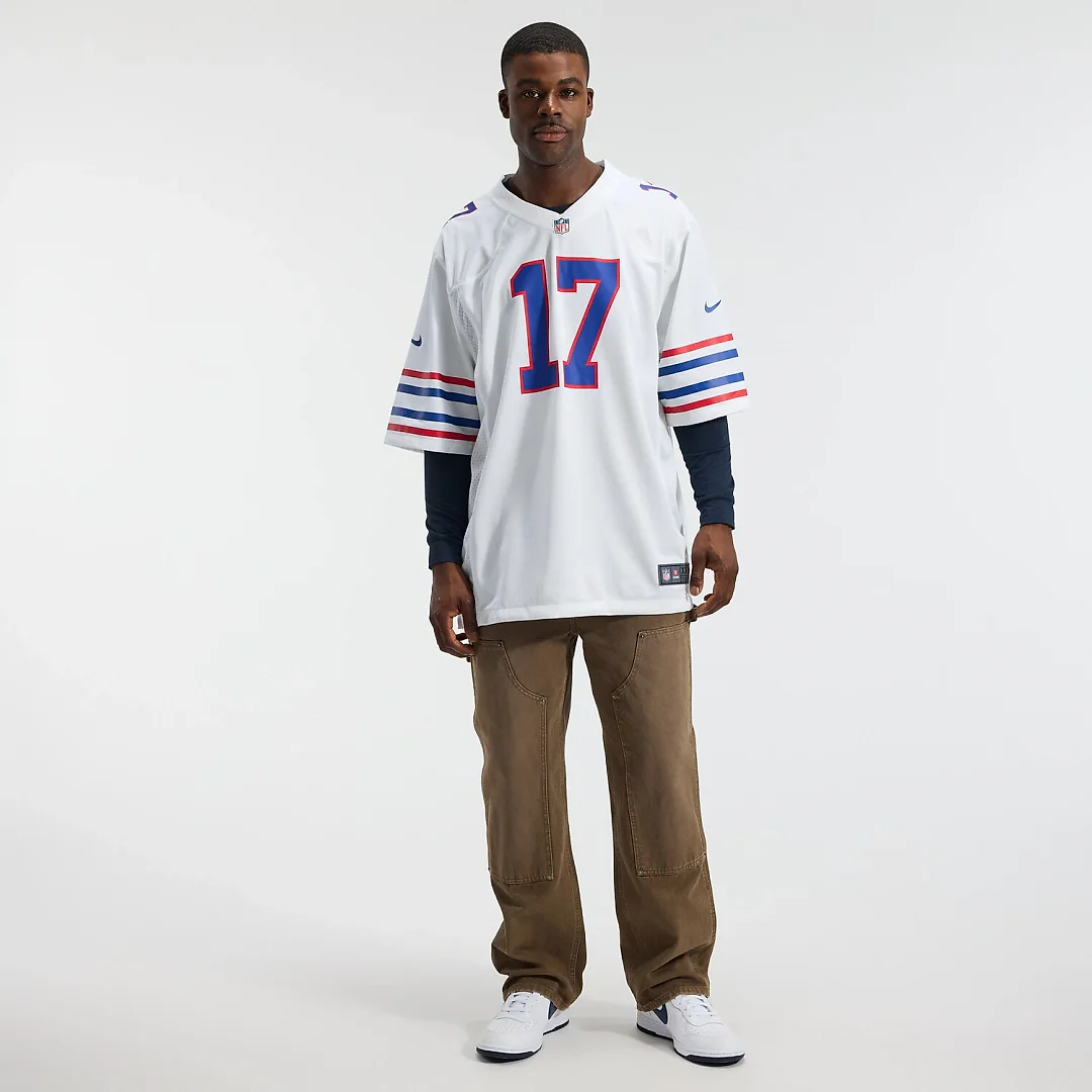 Zennovawear Josh Allen Buffalo Bills Alternate Game Player Jersey - White