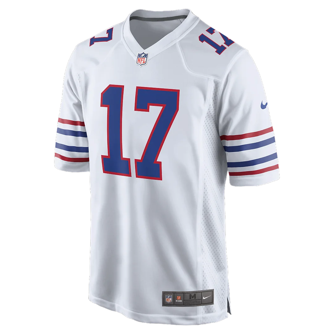 Zennovawear Josh Allen Buffalo Bills Alternate Game Player Jersey - White