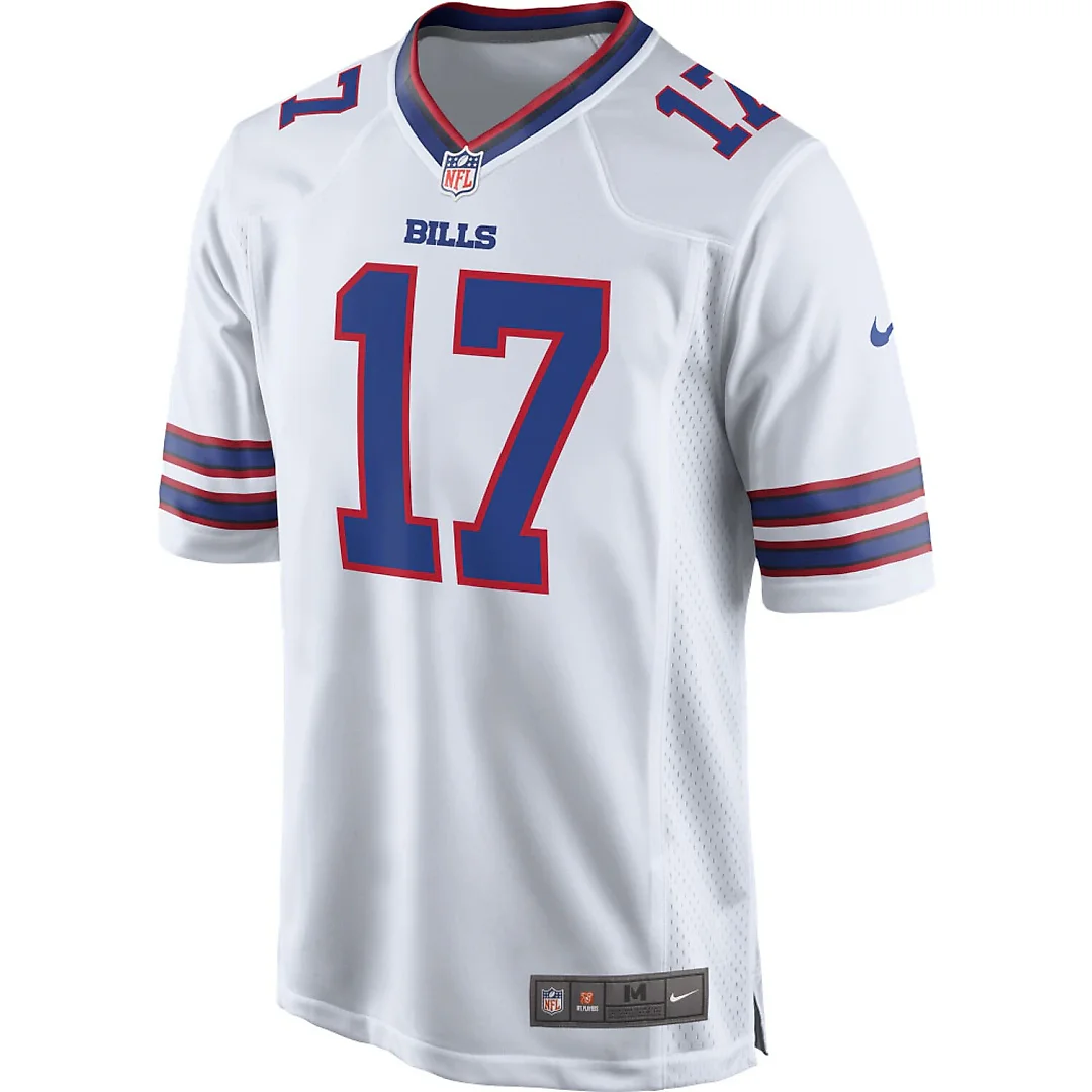 Zennovawear Josh Allen Buffalo Bills Game Player Jersey - White