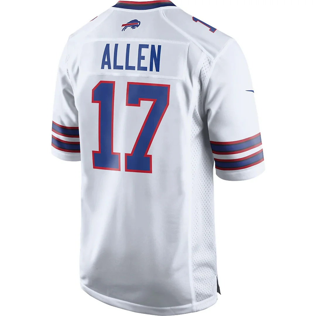 Zennovawear Josh Allen Buffalo Bills Game Player Jersey - White