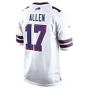Zennovawear Josh Allen Buffalo Bills White Game Player Jersey - White