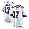 Zennovawear Josh Allen Buffalo Bills White Game Player Jersey - White