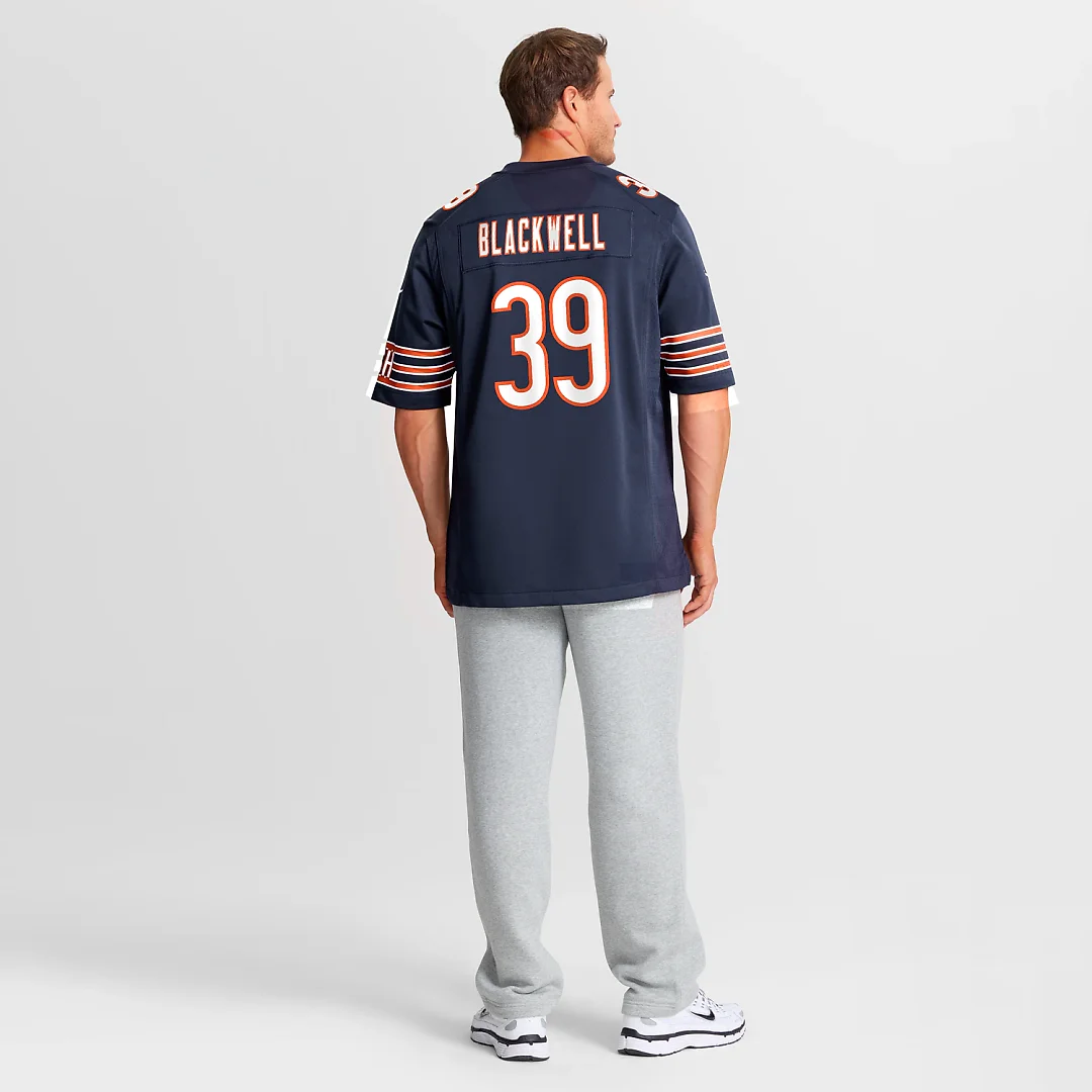 Zennovawear Josh Blackwell Chicago Bears Game Player Jersey - Navy