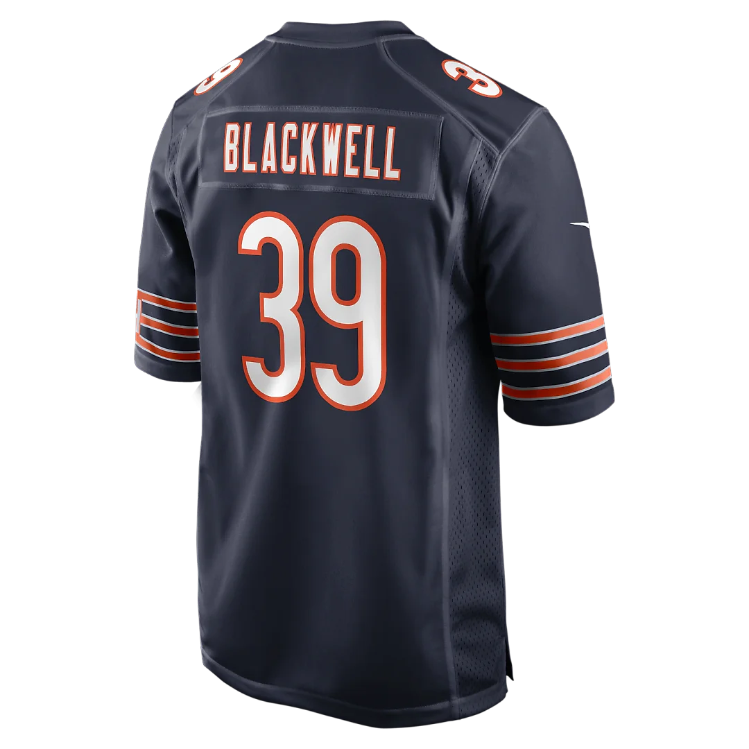 Zennovawear Josh Blackwell Chicago Bears Game Player Jersey - Navy