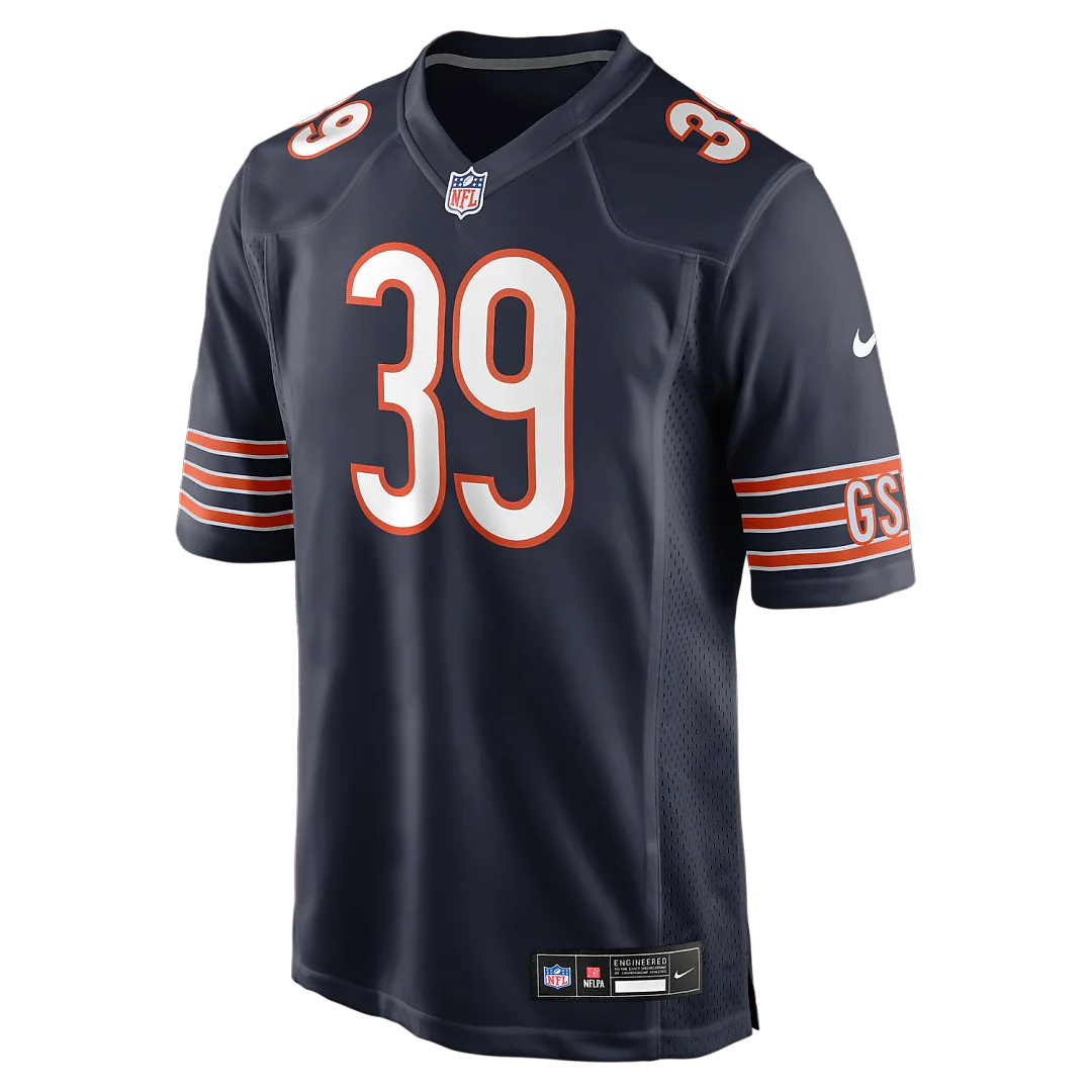 Zennovawear Josh Blackwell Chicago Bears Game Player Jersey - Navy