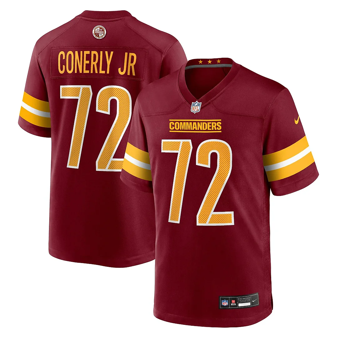 Zennovawear Josh Conerly Jr. Washington Commanders Team Game Jersey - Burgundy
