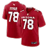 Zennovawear Josh Fryar Arizona Cardinals Team Game Jersey - Cardinal