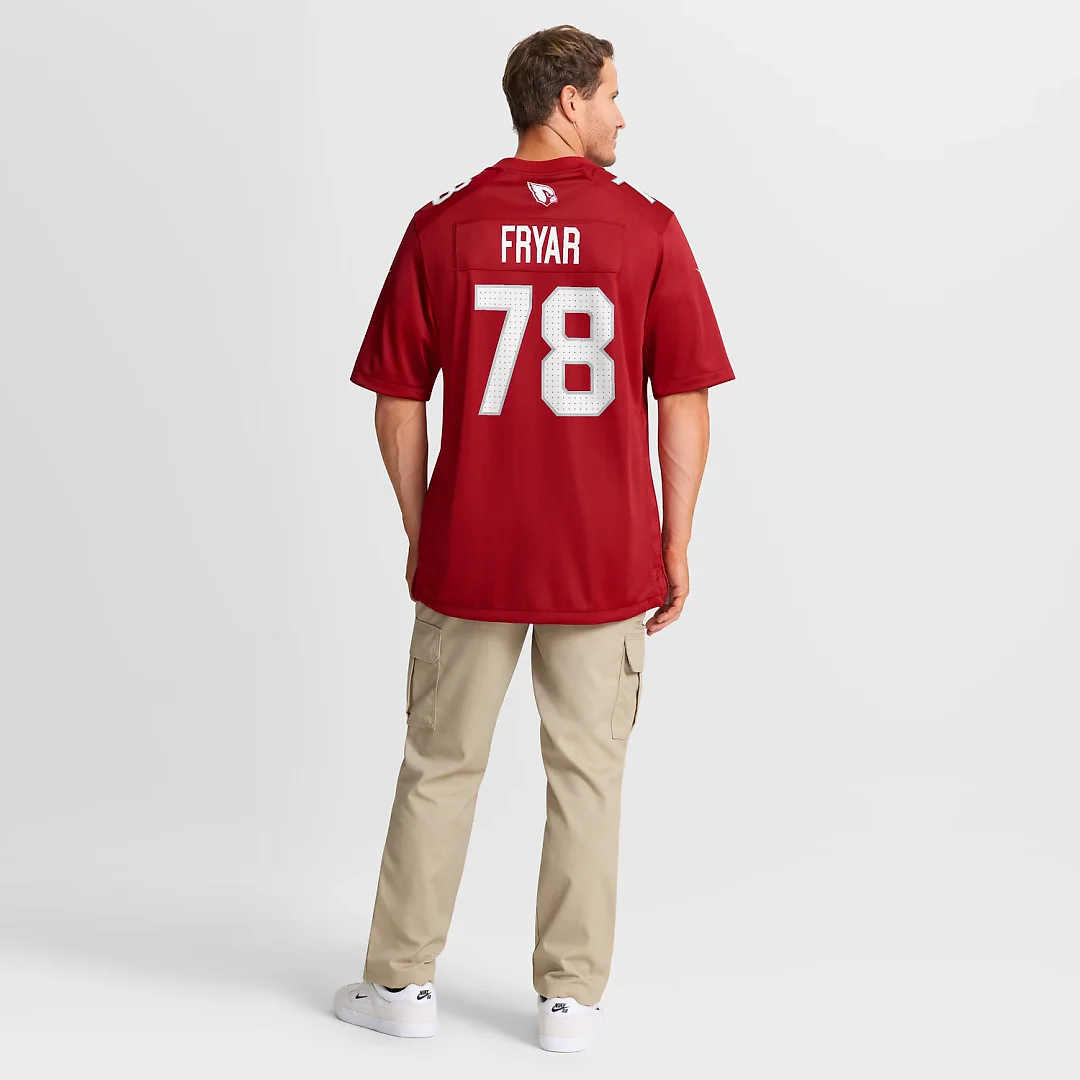 Zennovawear Josh Fryar Arizona Cardinals Team Game Jersey - Cardinal