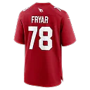 Zennovawear Josh Fryar Arizona Cardinals Team Game Jersey - Cardinal