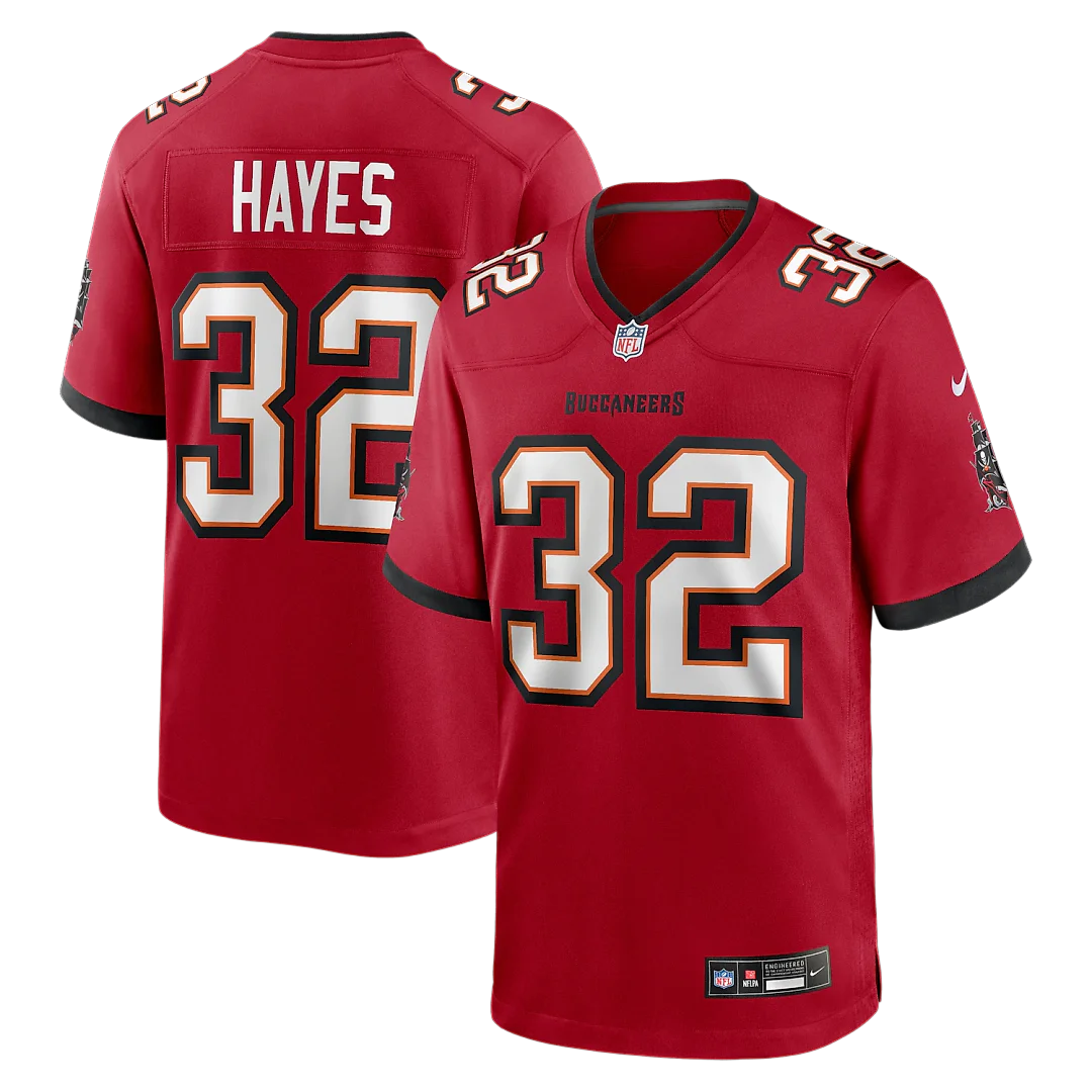 Zennovawear Josh Hayes Tampa Bay Buccaneers Game Jersey - Red