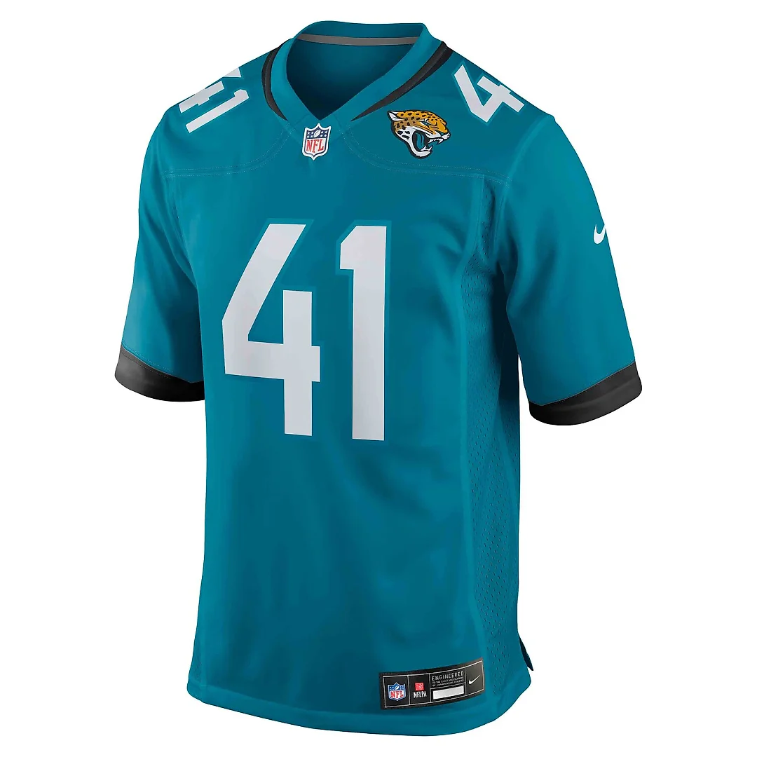 Zennovawear Josh Hines-Allen Jacksonville Jaguars Player Game Jersey - Teal