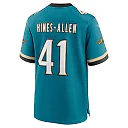 Zennovawear Josh Hines-Allen Jacksonville Jaguars Prowler Throwback Player Game Jersey - Teal