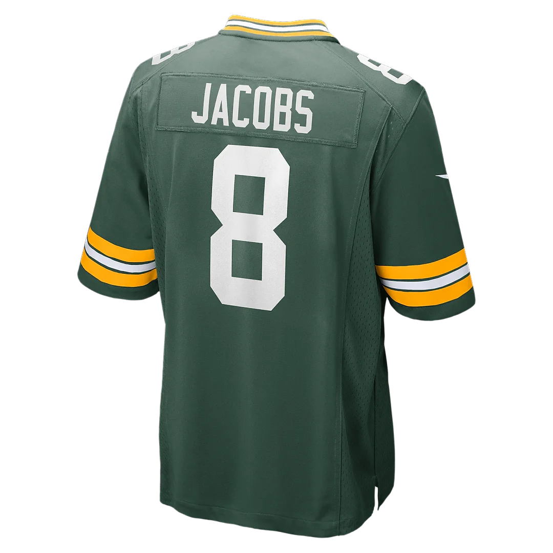 Zennovawear Josh Jacobs Green Bay Packers Team Game Jersey - Green