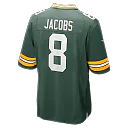 Zennovawear Josh Jacobs Green Bay Packers Team Game Jersey - Green