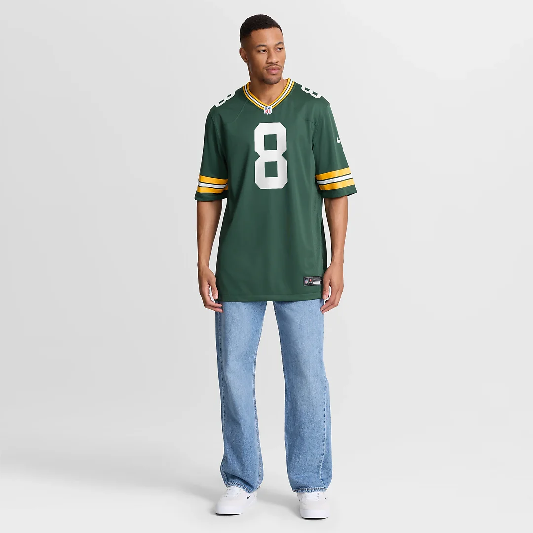 Zennovawear Josh Jacobs Green Bay Packers Team Game Jersey - Green