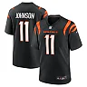 Zennovawear Josh Johnson Cincinnati Bengals Team Game Jersey - Black