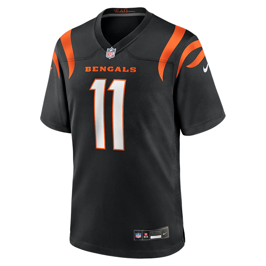 Zennovawear Josh Johnson Cincinnati Bengals Team Game Jersey - Black