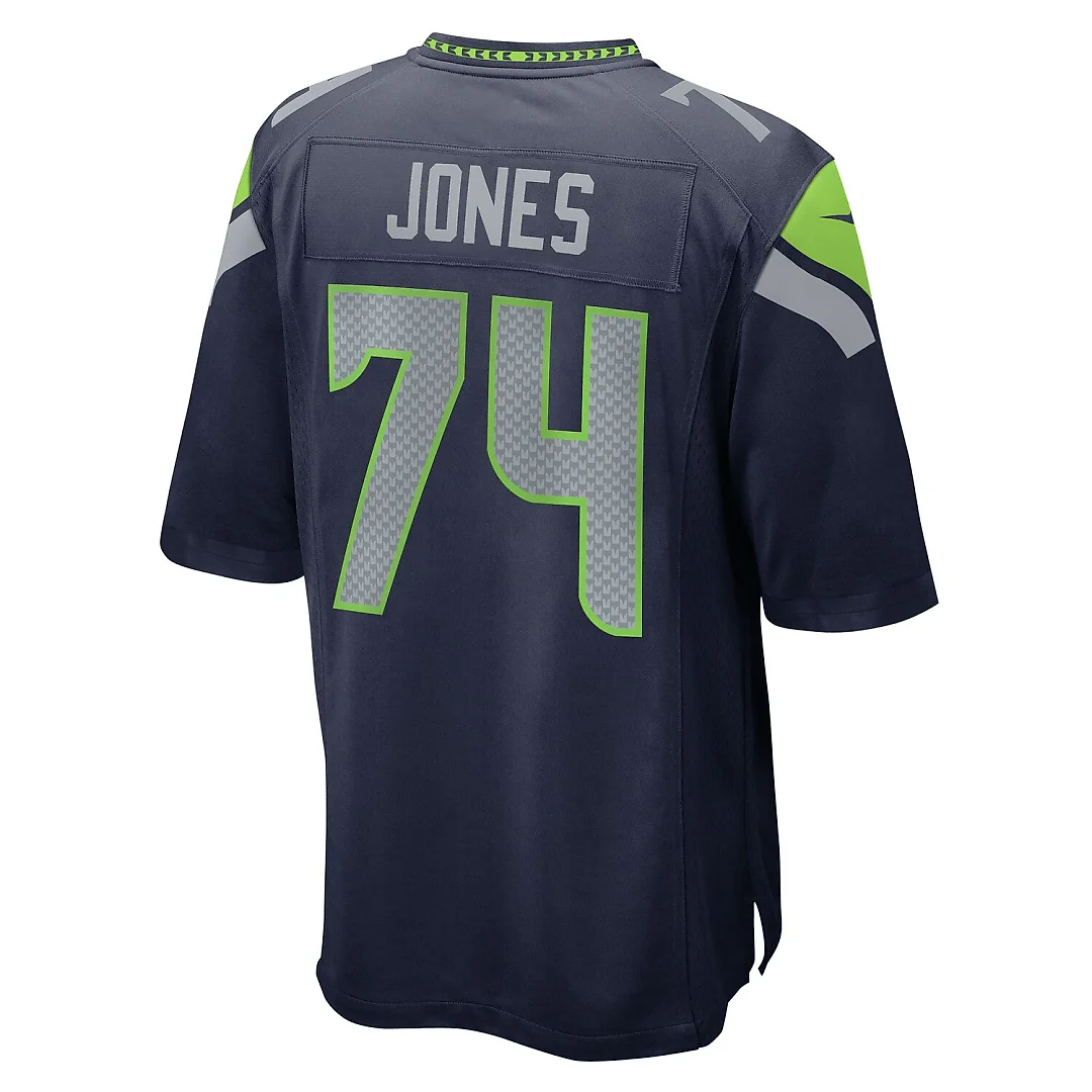 Zennovawear Josh Jones Seattle Seahawks Team Game Jersey - College Navy