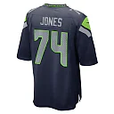 Zennovawear Josh Jones Seattle Seahawks Team Game Jersey - College Navy