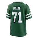 Zennovawear Josh Myers New York Jets Team Game Jersey - Legacy Green