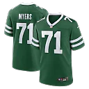 Zennovawear Josh Myers New York Jets Team Game Jersey - Legacy Green