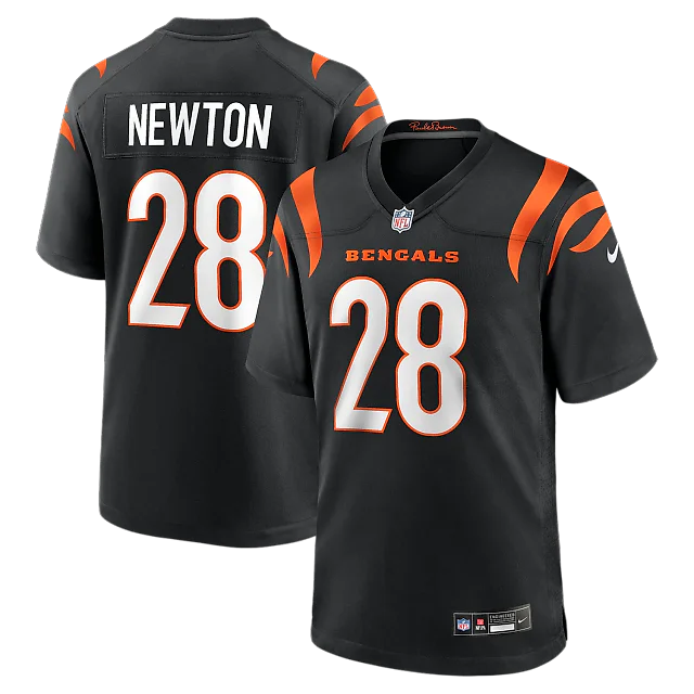 Zennovawear Josh Newton Cincinnati Bengals Game Jersey - Black