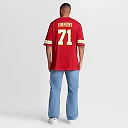 Zennovawear Josh Simmons Kansas City Chiefs Game Jersey - Red