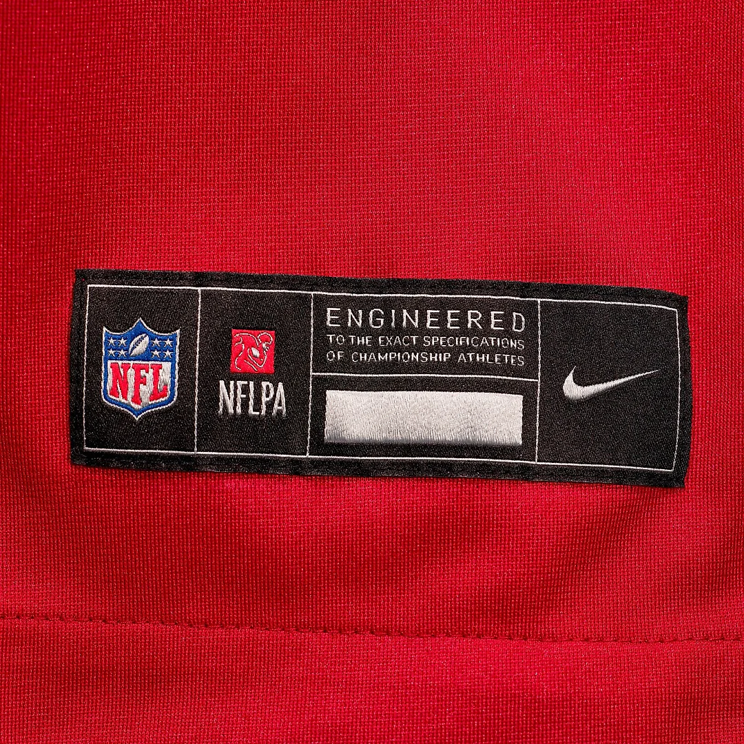 Zennovawear Josh Simmons Kansas City Chiefs Team Game Jersey - Red