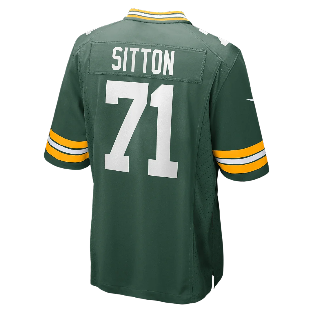 Zennovawear Josh Sitton Green Bay Packers Retired Game Jersey - Green