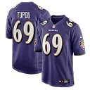 Zennovawear Josh Tupou Baltimore Ravens Team Game Jersey - Purple