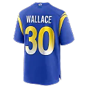 Zennovawear Josh Wallace Los Angeles Rams Game Jersey - Royal