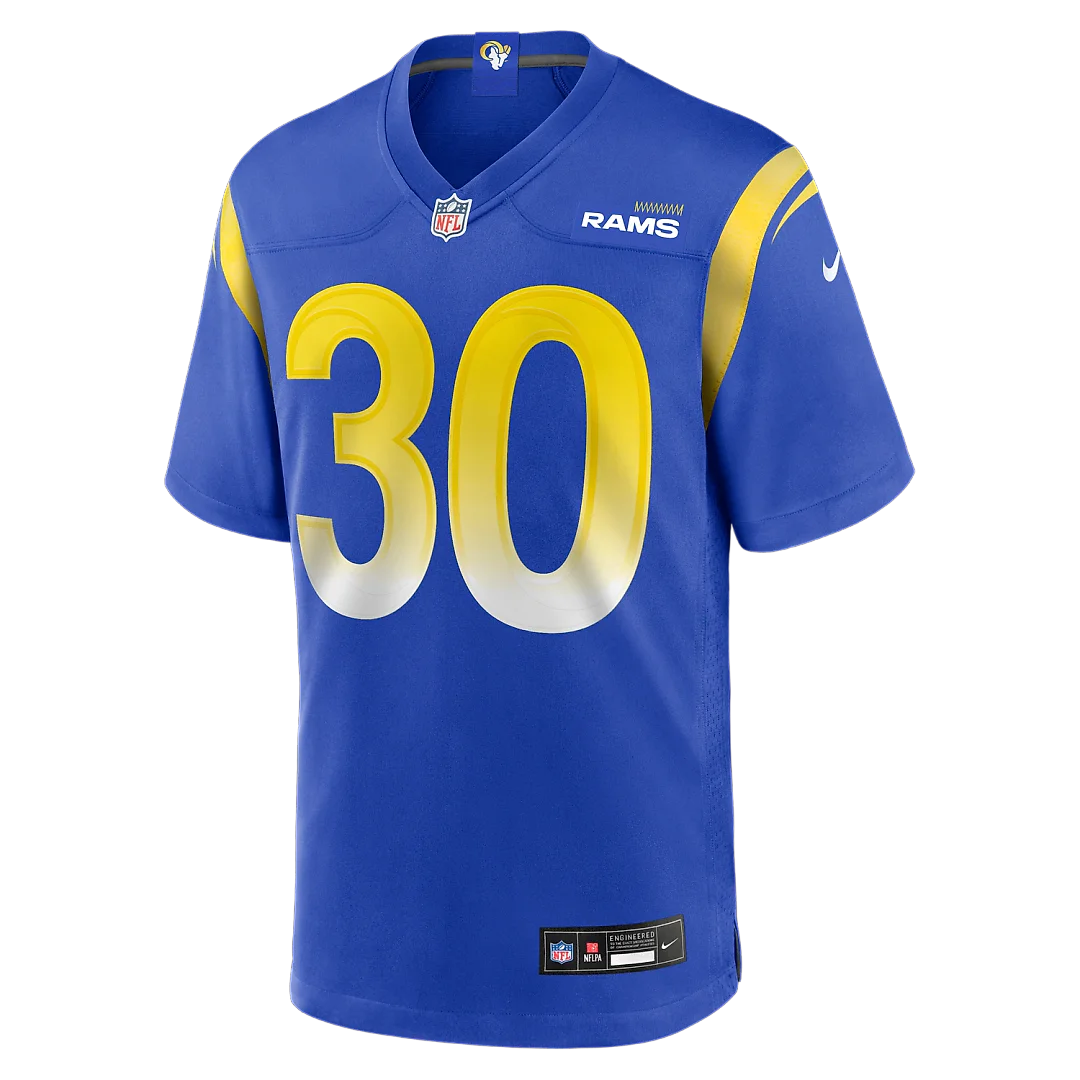 Zennovawear Josh Wallace Los Angeles Rams Game Jersey - Royal