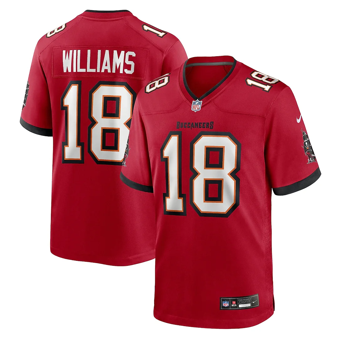 Zennovawear Josh Williams Tampa Bay Buccaneers Team Game Jersey - Red