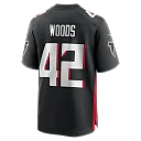 Zennovawear Josh Woods Atlanta Falcons Team Game Jersey - Black