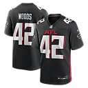 Zennovawear Josh Woods Atlanta Falcons Team Game Jersey - Black